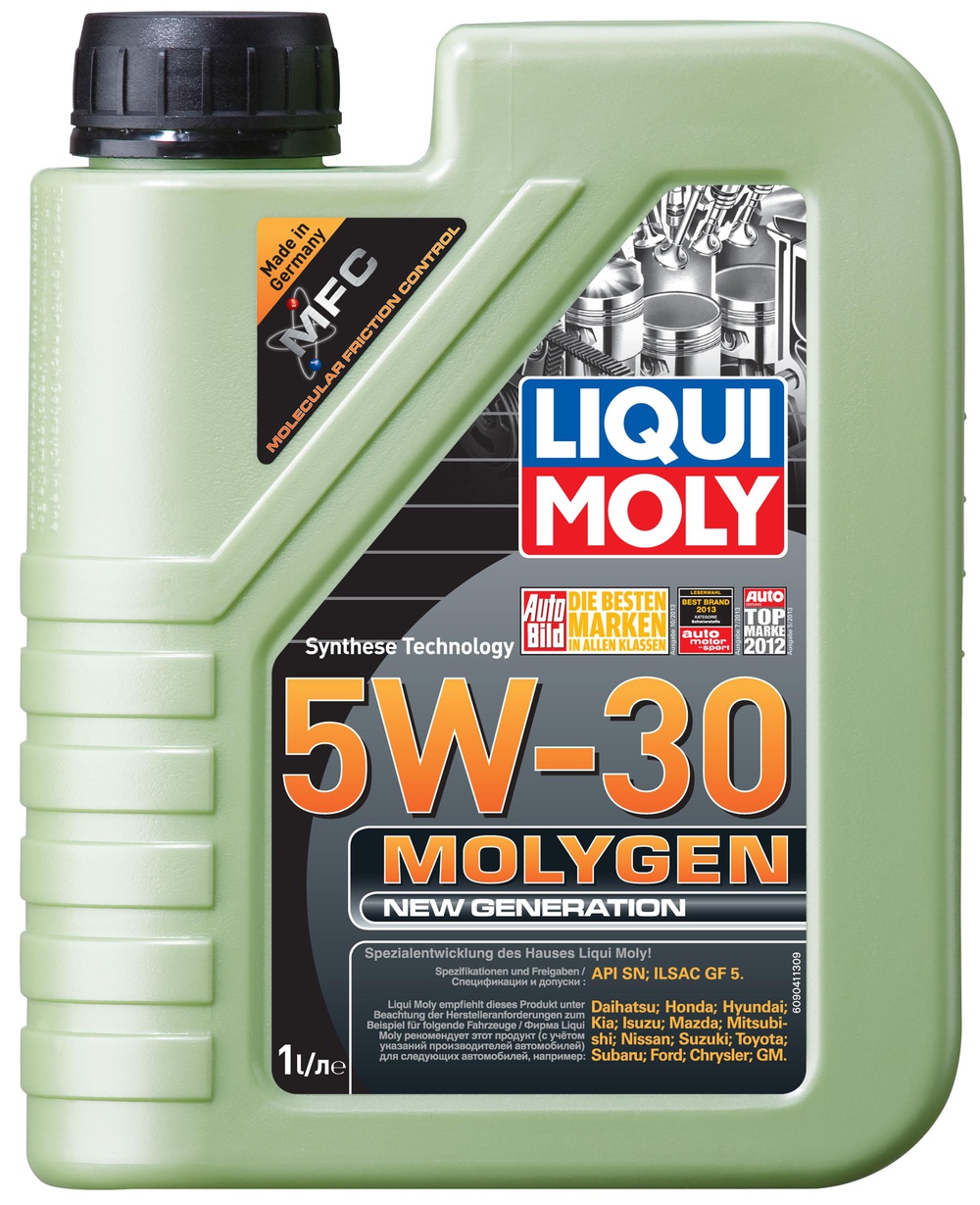 LIQUI MOLY 9041 LM Molygen New Generation 5W-30 SN, GF-6A Масло моторное синт. 1л
